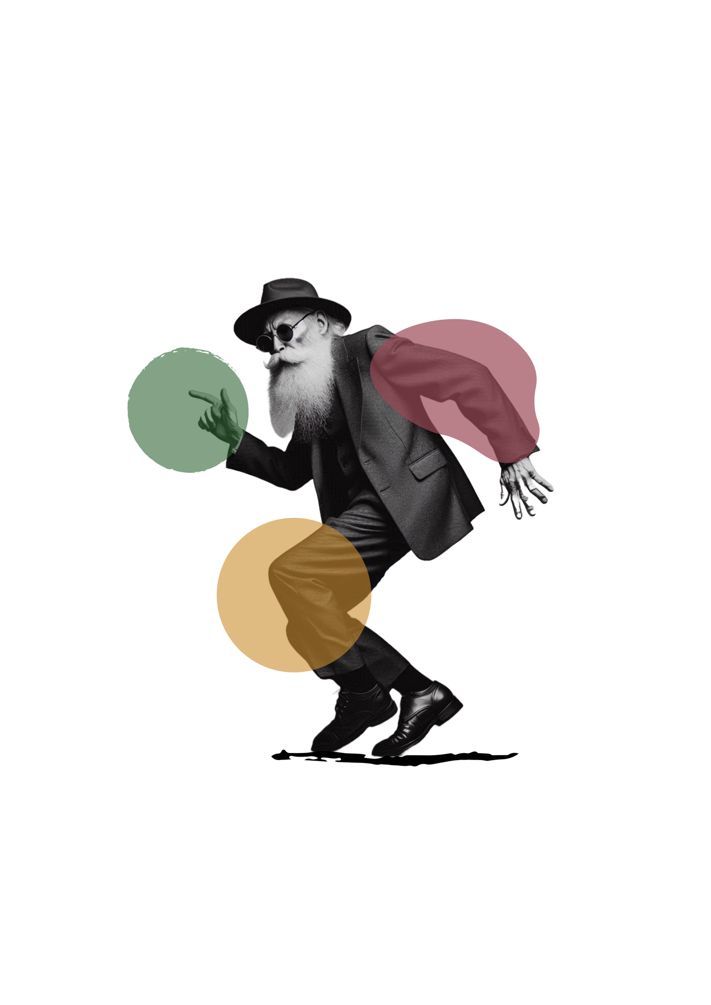 Sudadera "Old man dancing" regular fit