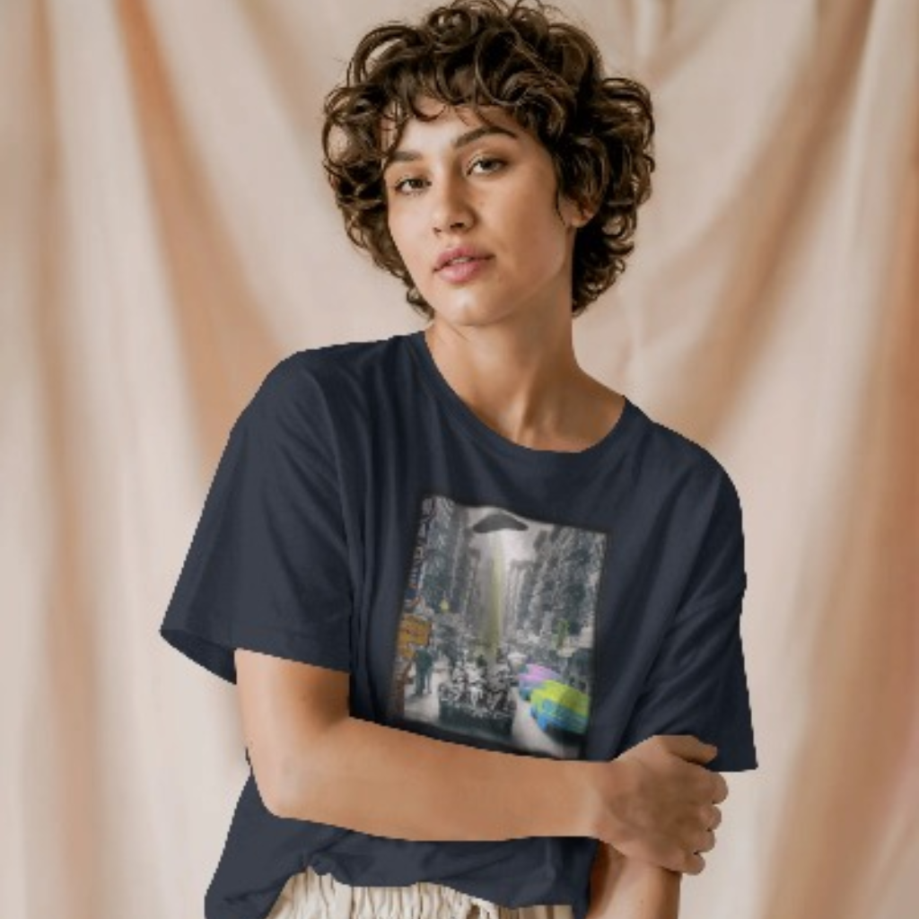 Camiseta "Exótic city" regular fit
