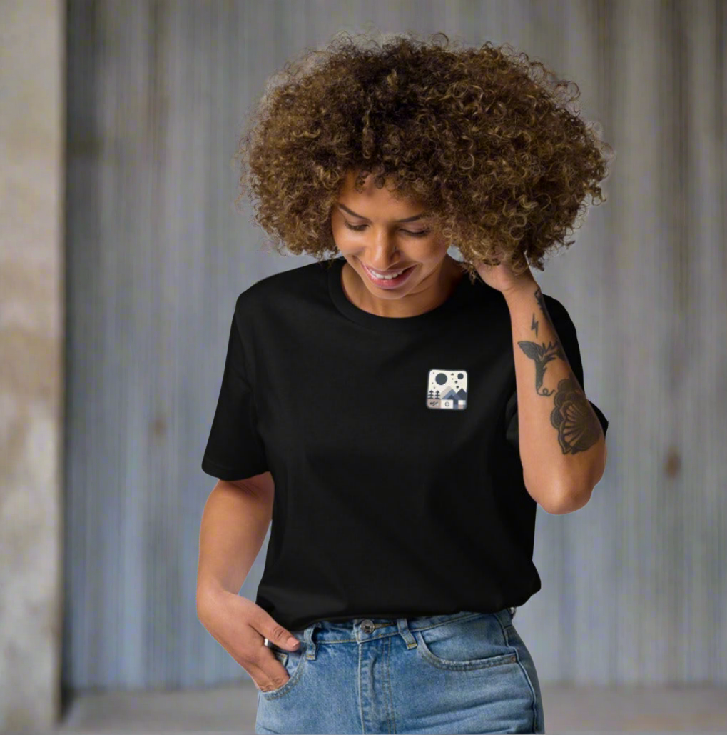 Camiseta "Feel the mountain" regular fit