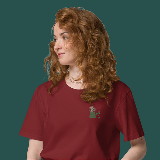 Camiseta bordada "Regadera" regular fit