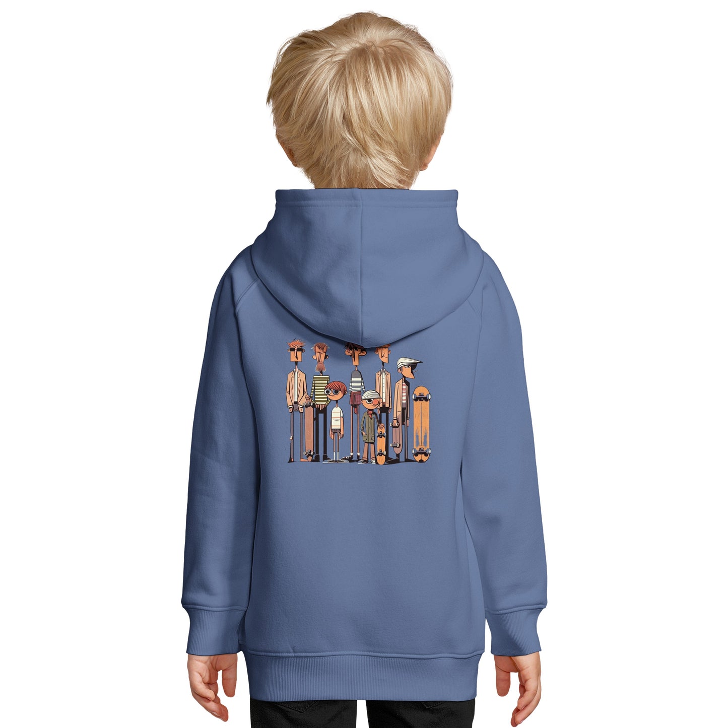 Sudadera hoodie infantil "Skate old school"