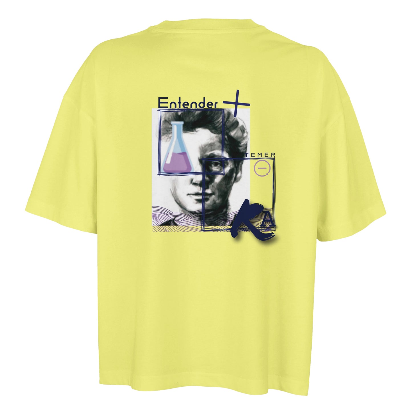 Camiseta "Marie Curie" boxy fit