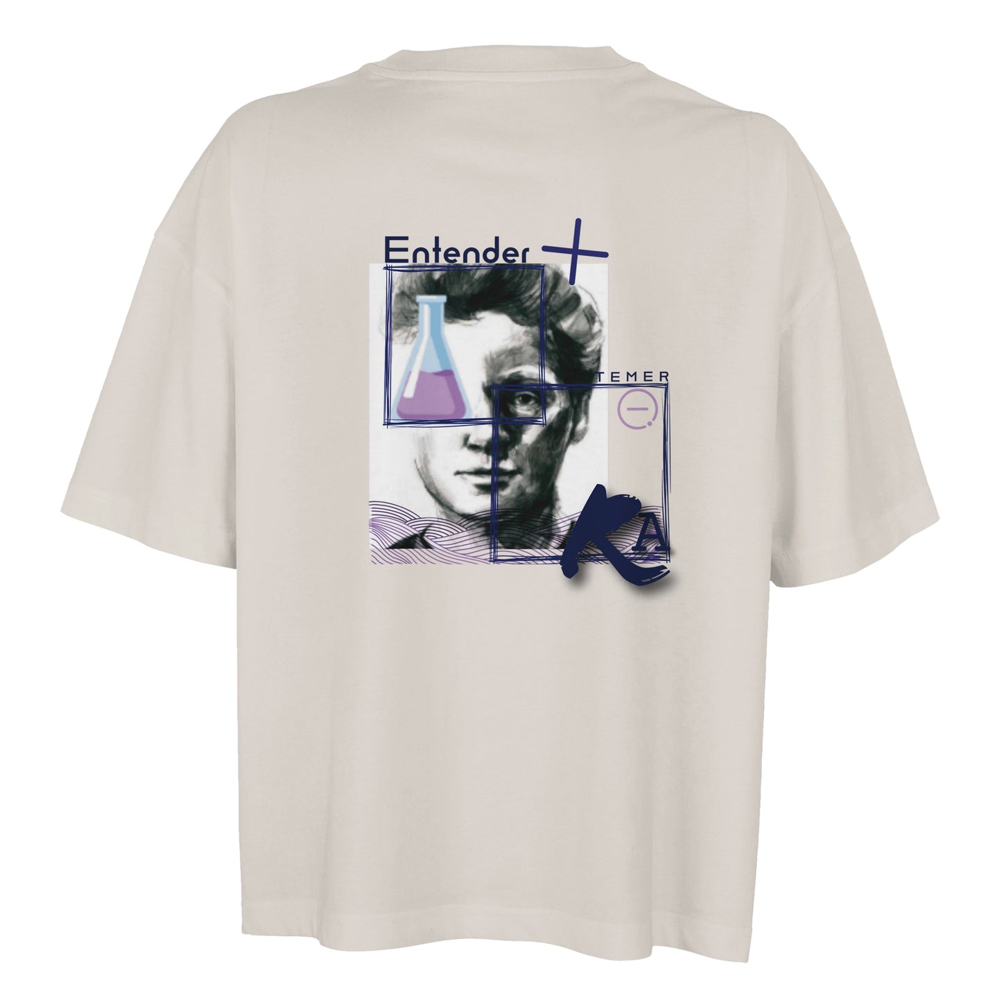 Camiseta "Marie Curie" boxy fit