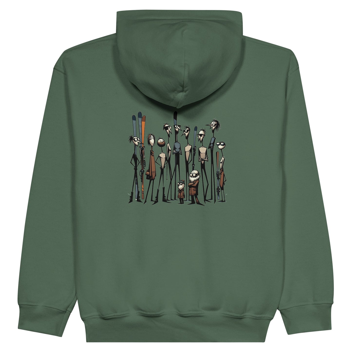 Sudadera hoodie infantil "tribu esquí"