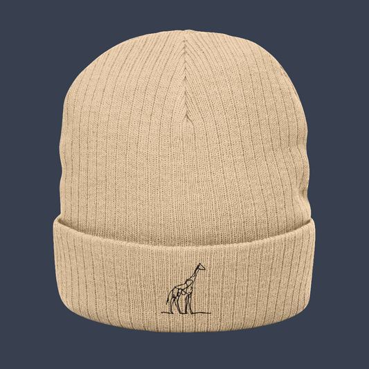 Gorro bordado "jirafa chufa"