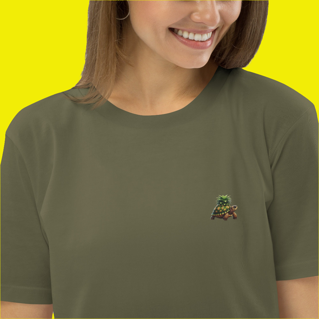 Camiseta bordada "Tortupiña"