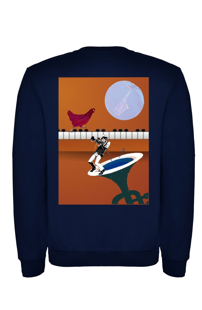 Sudadera "POULET dj" boxy fit