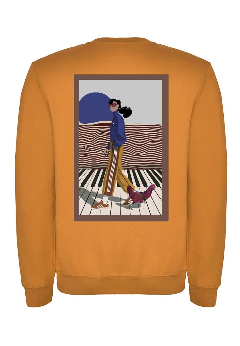 Sudadera "Ms Robinson" boxy fit