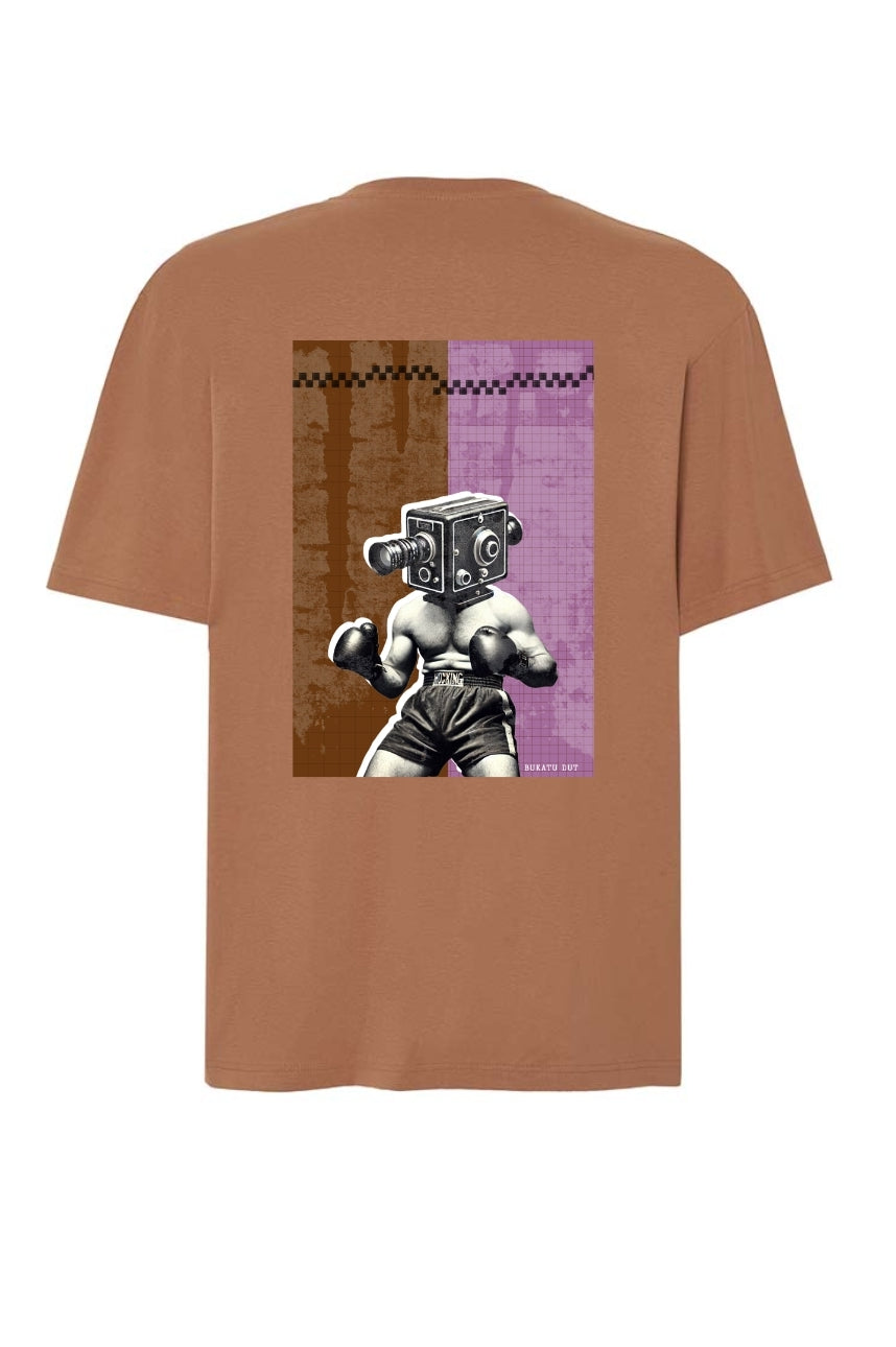 Camiseta "Figth" oversize