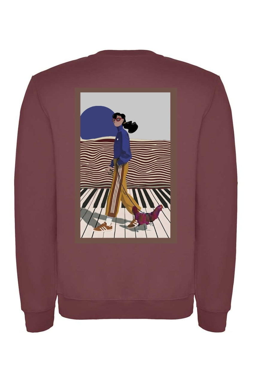 Sudadera "Ms Robinson" boxy fit