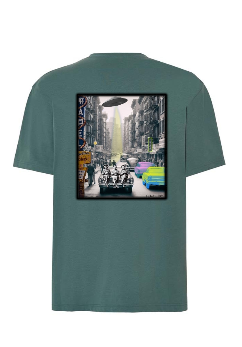 Camiseta "Exotic city" oversize