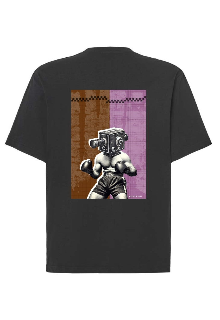 Camiseta "Figth" oversize