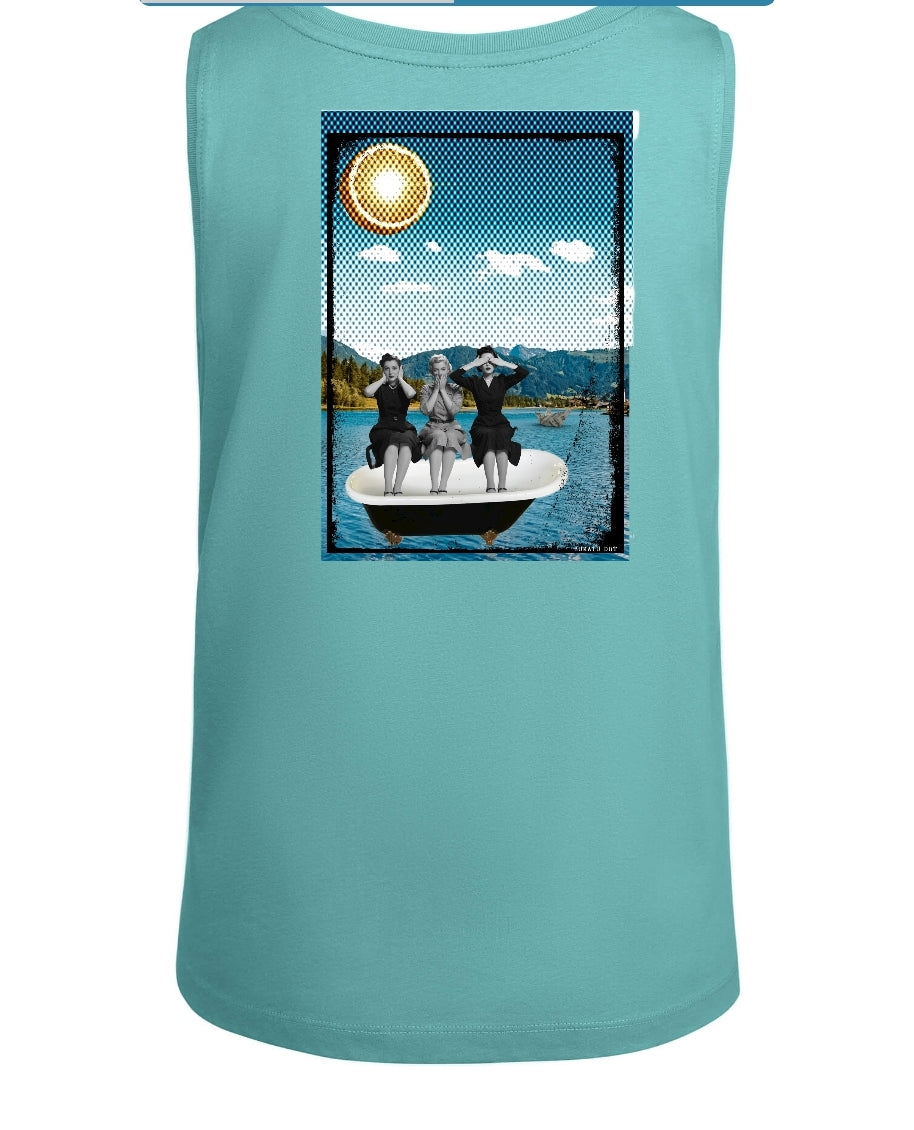 Camiseta "las tres sabias" tirantes