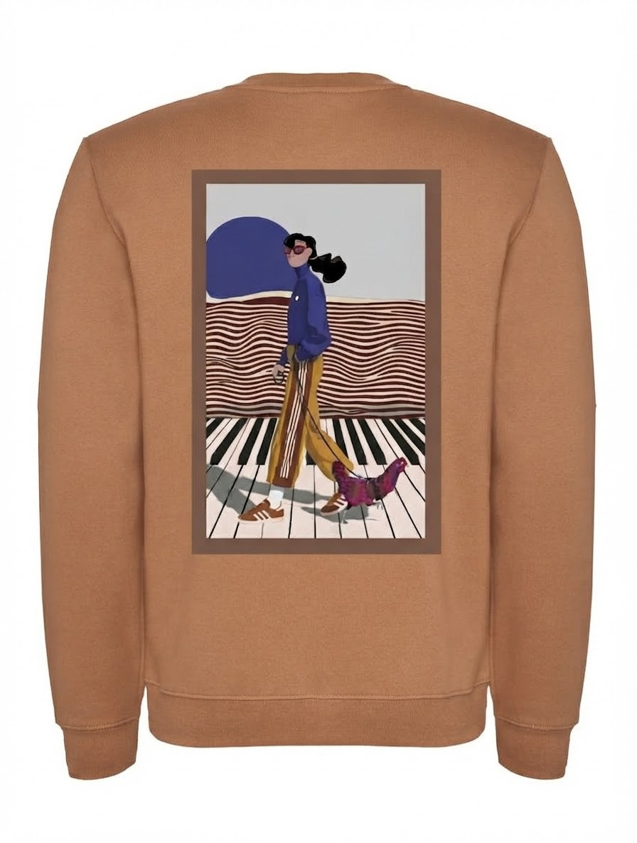 Sudadera "Ms Robinson" boxy fit
