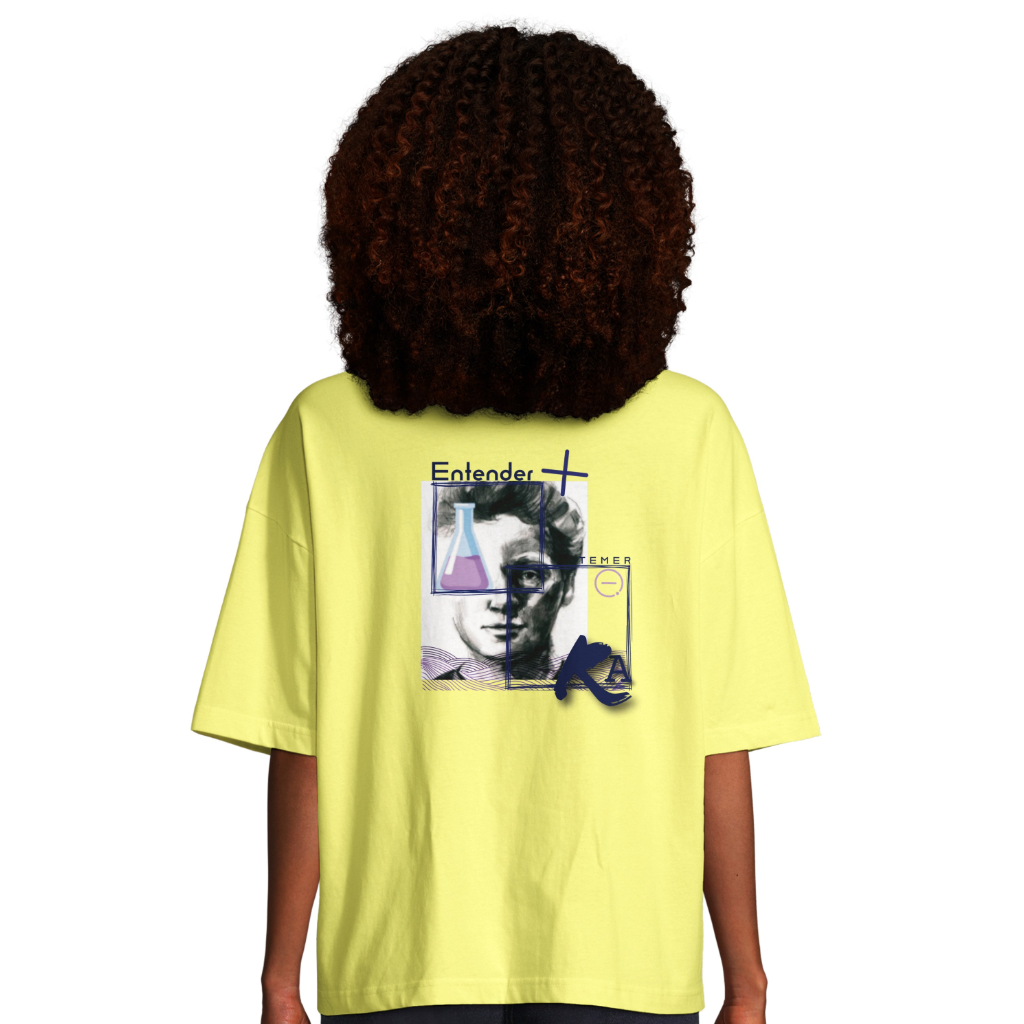 Camiseta "Marie Curie" boxy fit