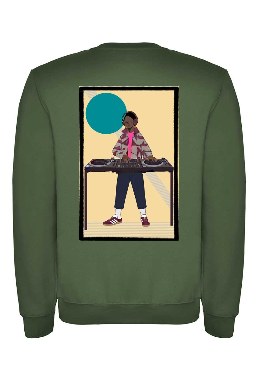 Sudadera kids "dj girl"