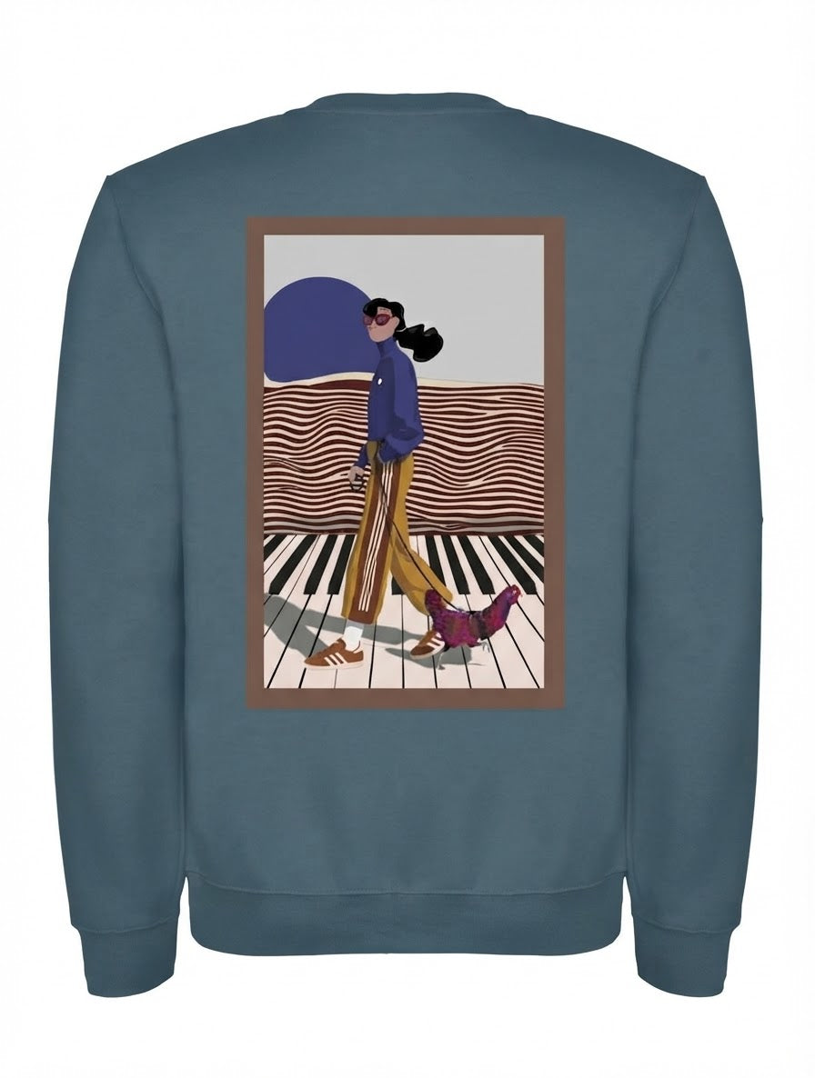 Sudadera "Ms Robinson" boxy fit
