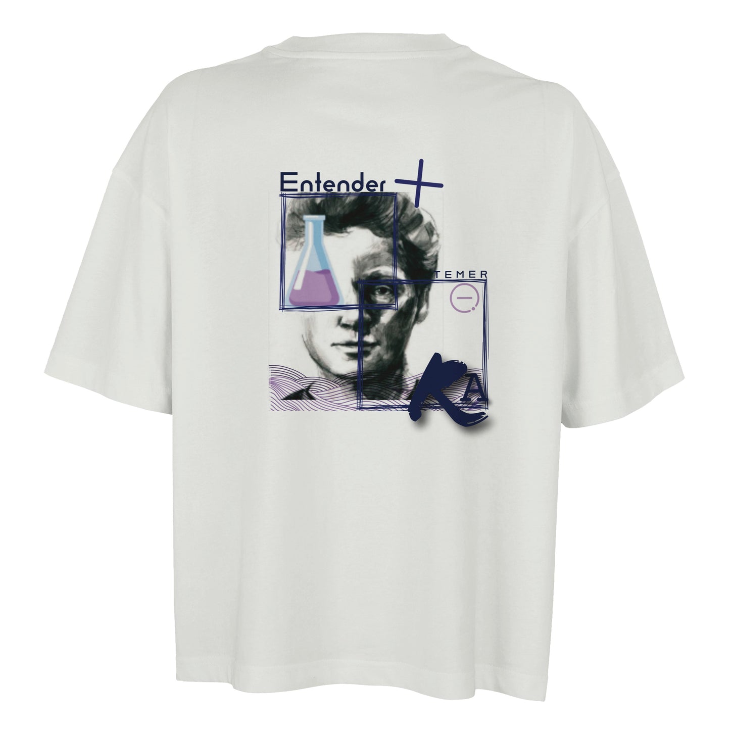 Camiseta "Marie Curie" boxy fit