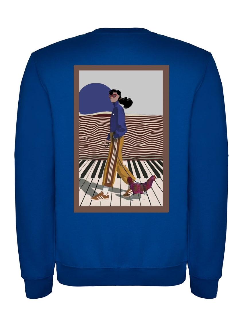 Sudadera "Ms Robinson" boxy fit