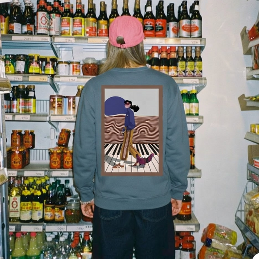 Sudadera "Ms Robinson" boxy fit