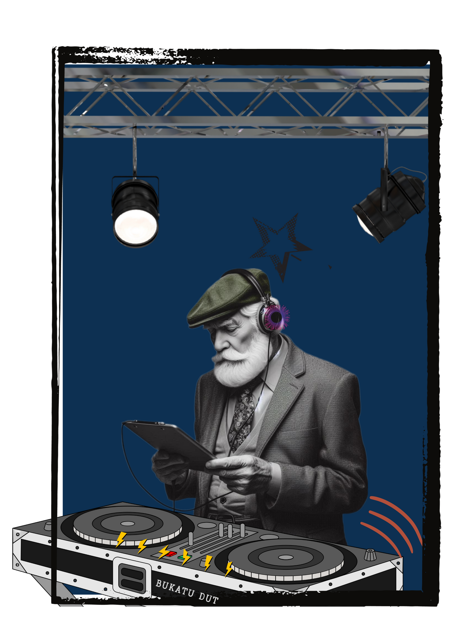 Camiseta "Man dj" tirantes