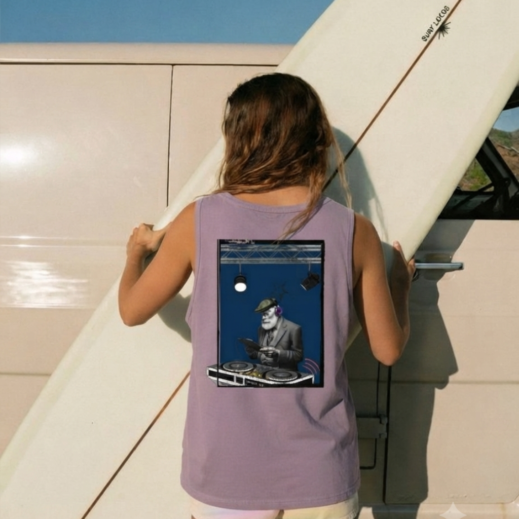 Camiseta "Man dj" tirantes