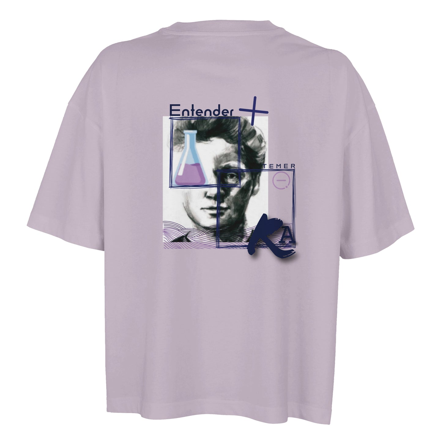 Camiseta "Marie Curie" boxy fit